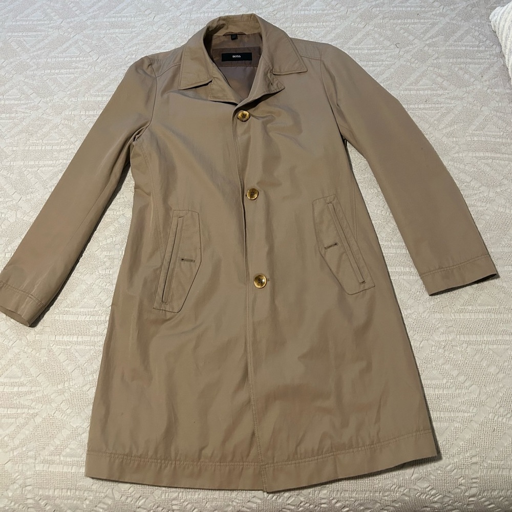 Men’s Boss Trench Coat The Fencer Water Repellent